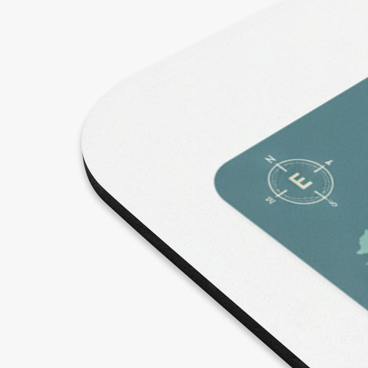 World Travel Map Mouse Pad – “Work Remotely. Live Boundless.” | Remote Work Desk Mat
