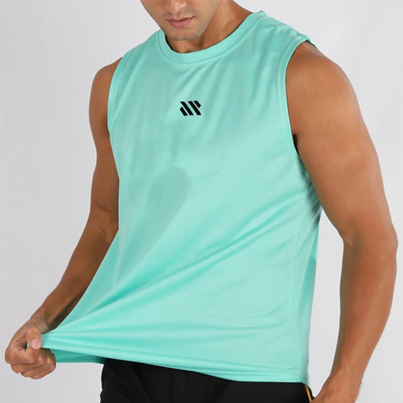 Men’s Summer Gym Vest | Quick-Dry Mesh Bodybuilding & Running Tank Top