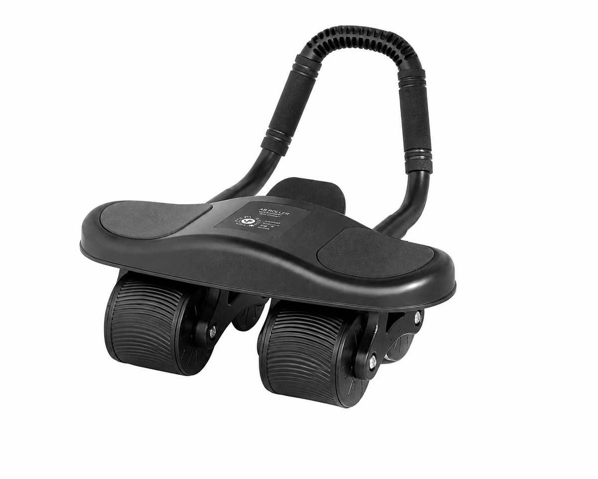 Automatic Rebound Plank-Crunch 2-in-1 Ab Wheel