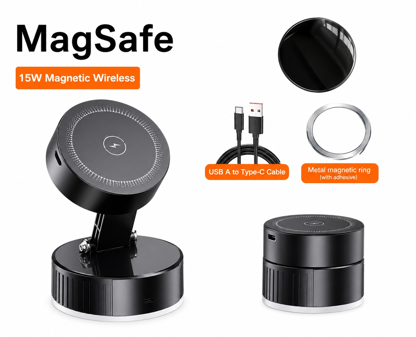 Convenient Desktop Magnetic Navigation Car Phone Charger Holder