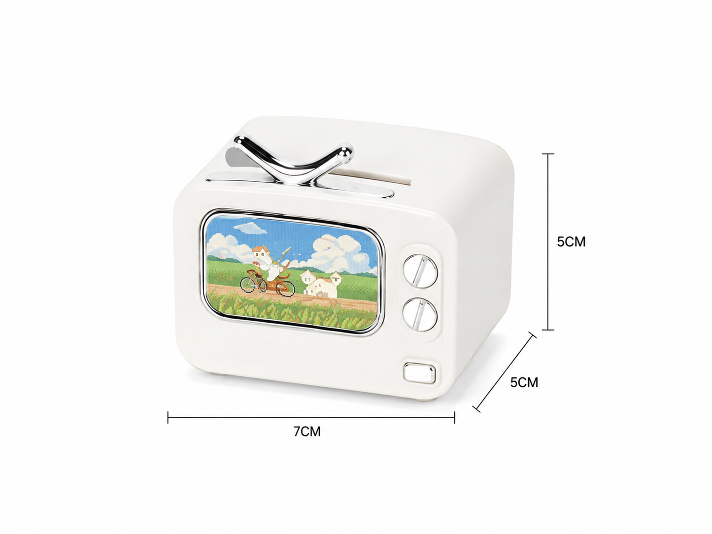 Creative TV-Style Toothpick Portable Storage Box