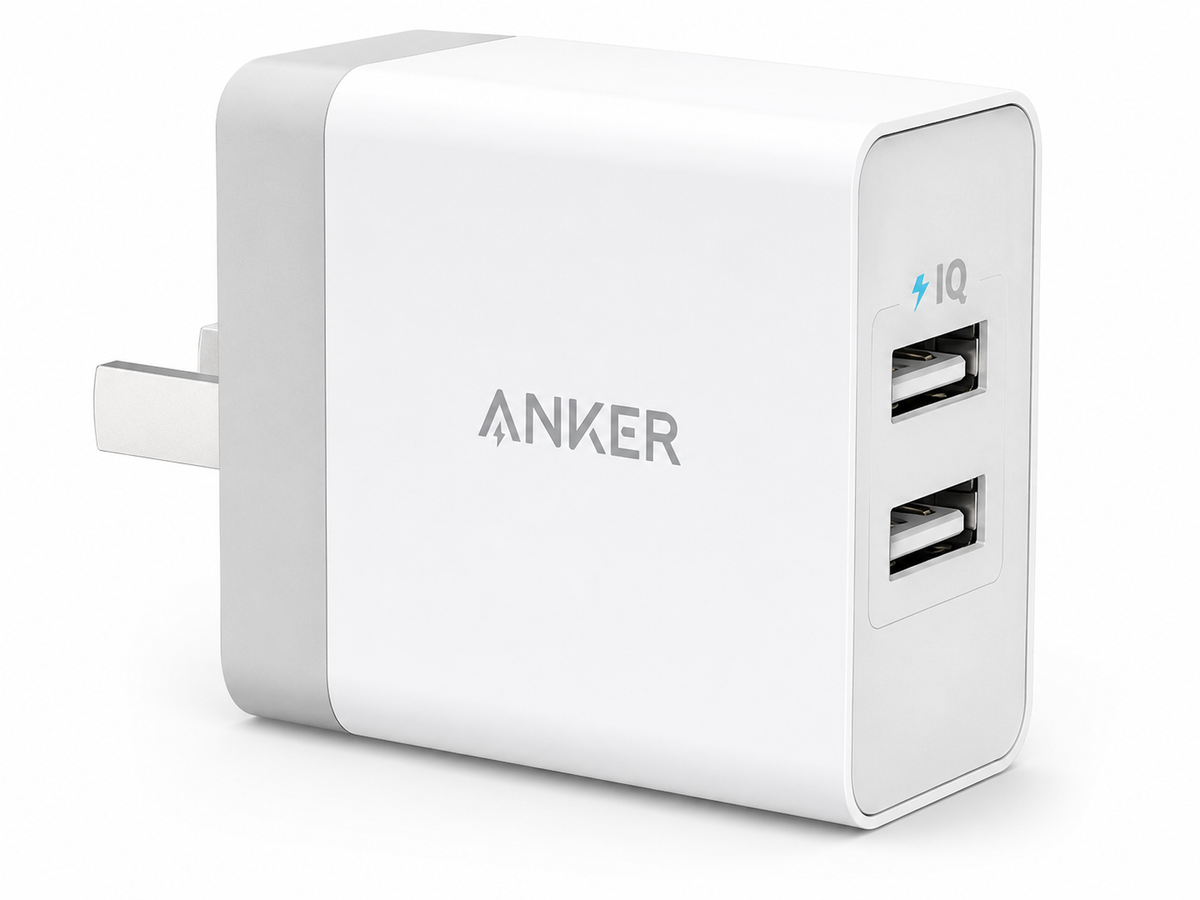 Dual-port Charger USB12W Fast Charging Head Single Port 24A Support Android Brand New