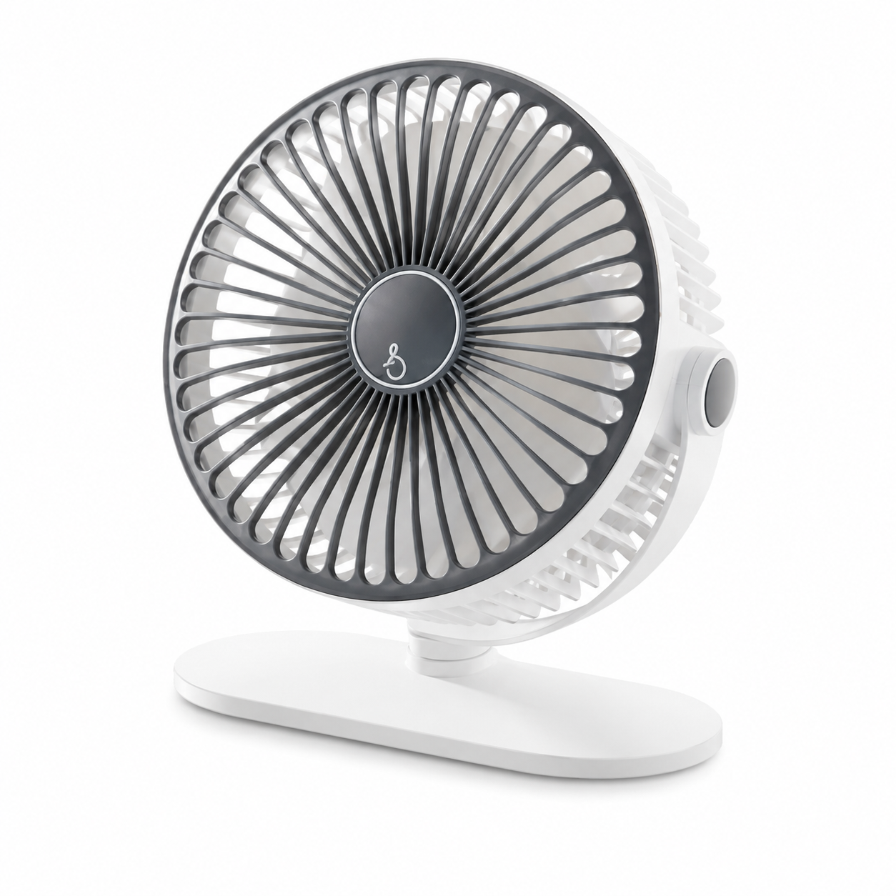 Portable Clip-On Silent Mini Car Charging Fan