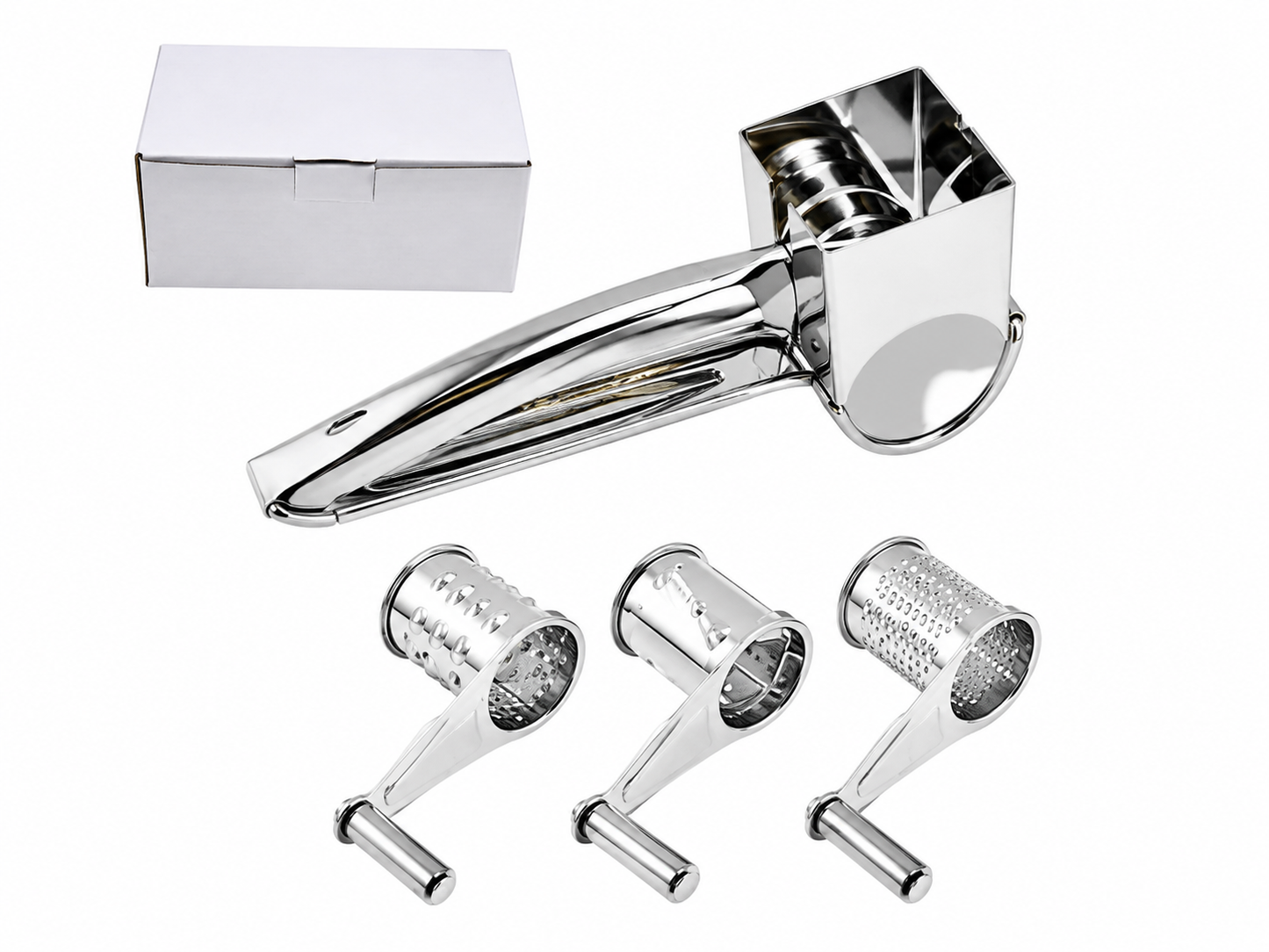 Stainless Steel Manual Rotary Cheese Grater