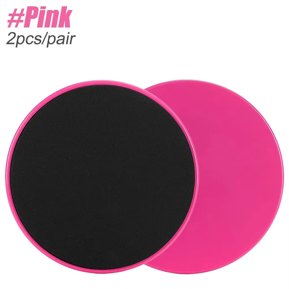 1Pair Gym Gliding Discs Slider Fitness Disc Exercise Sliding Plate for Yoga Gym Abdominal Core Training Exercise Equipment