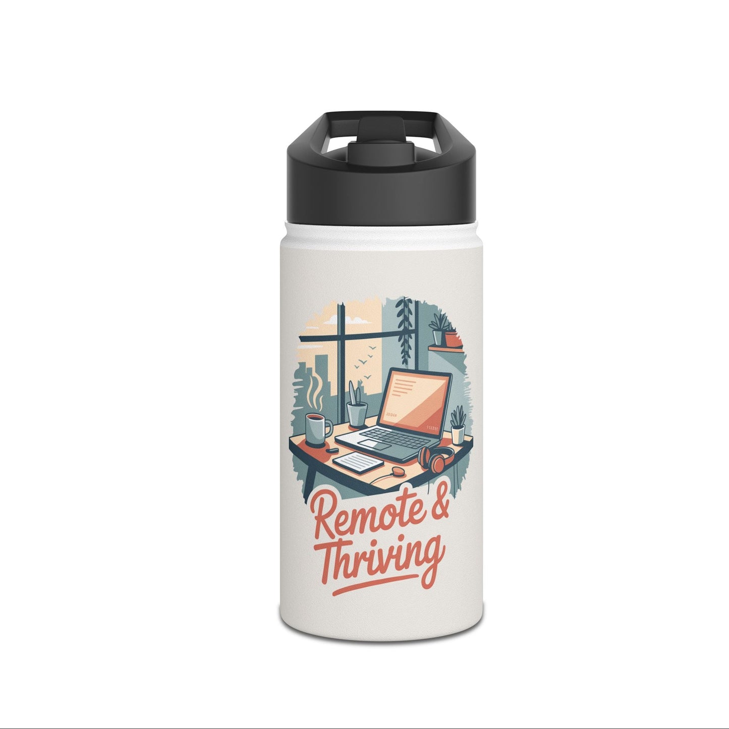 Remote Thriving Stainless Steel Water Bottle | Insulated Hydration for Work & Travel