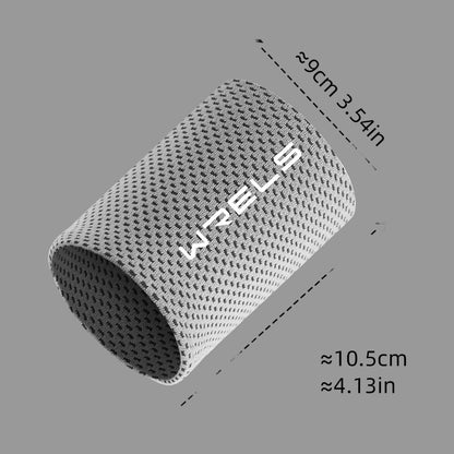WRELS Cold Wristband Sport Bracers Sweat Towel Cuff Tennis Sweat Bands Guard for Basketball Fitness Sweat Absorption Wristband