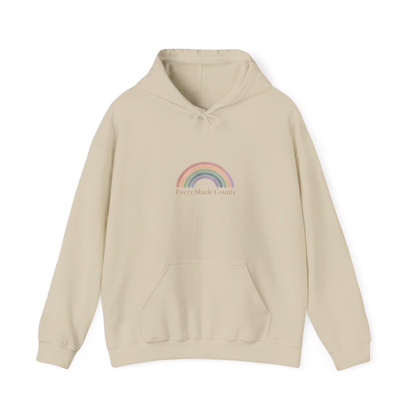 Muted Pastel Rainbow Hoodie | Gentle Rainbow WFA