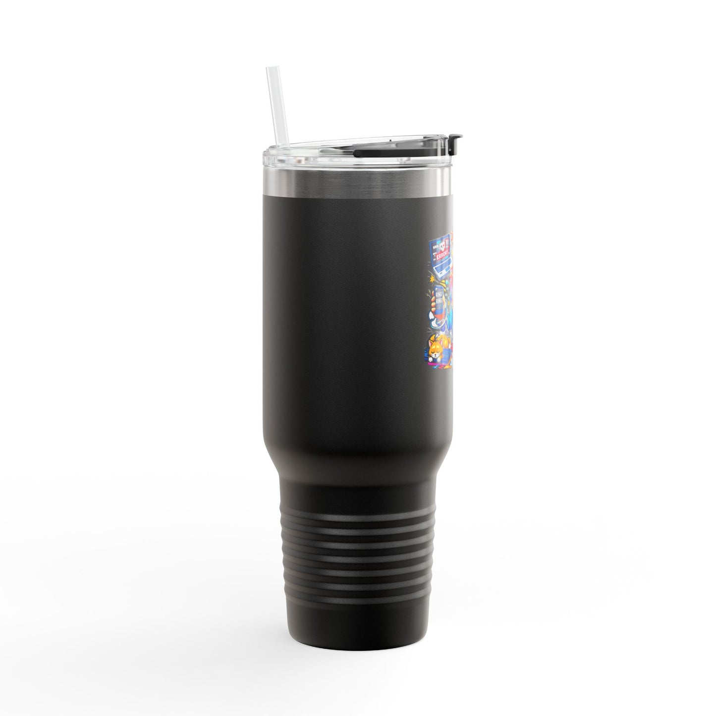 40oz Insulated Travel Mug — Cute Chaotic WFH Agent