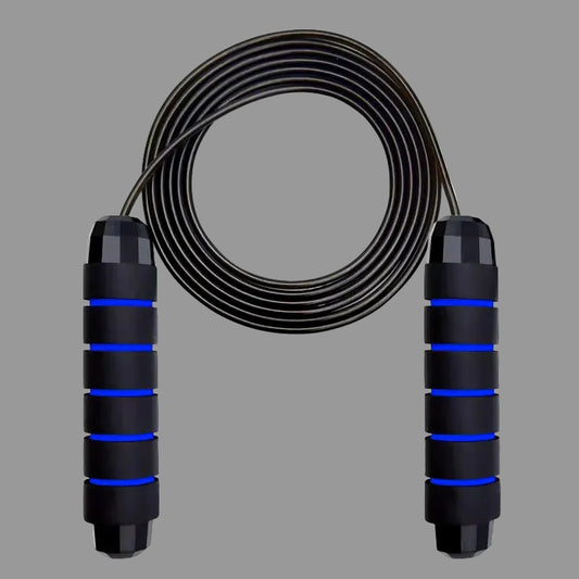 With Ball Bearings Adjustable Tangle-Free Speed Wire Jump Rope Workout with Foam Handles for Fitness Home Workouts and Slim Body