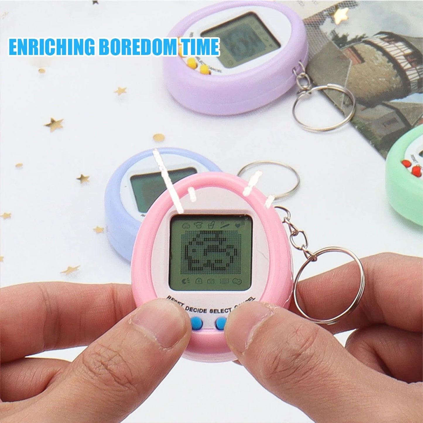 Hot Tamagotchie Electronic Pet Toy | 90s Nostalgic 49-In-One Virtual Cyber Pet