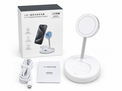 30W Vertical Wireless Charger Fast Charging With Cooling Hole Not Hot