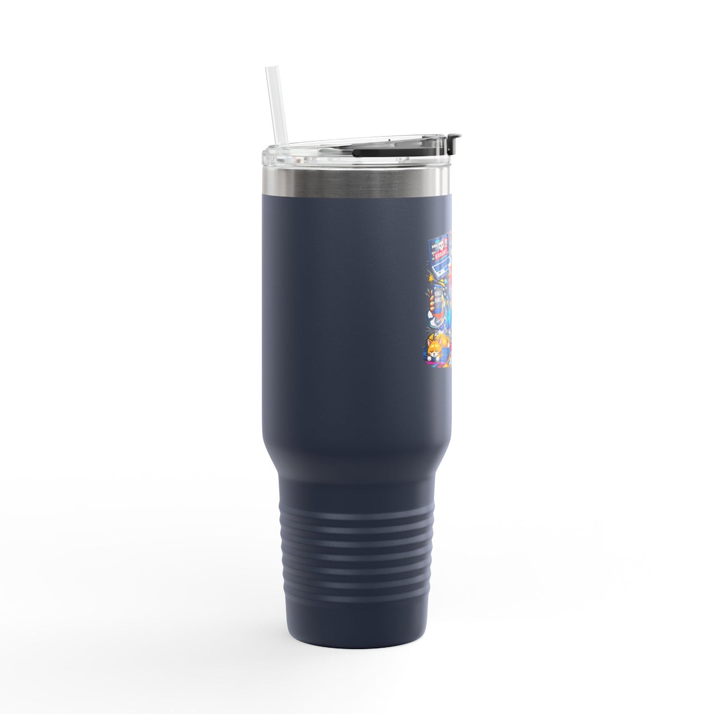 40oz Insulated Travel Mug — Cute Chaotic WFH Agent
