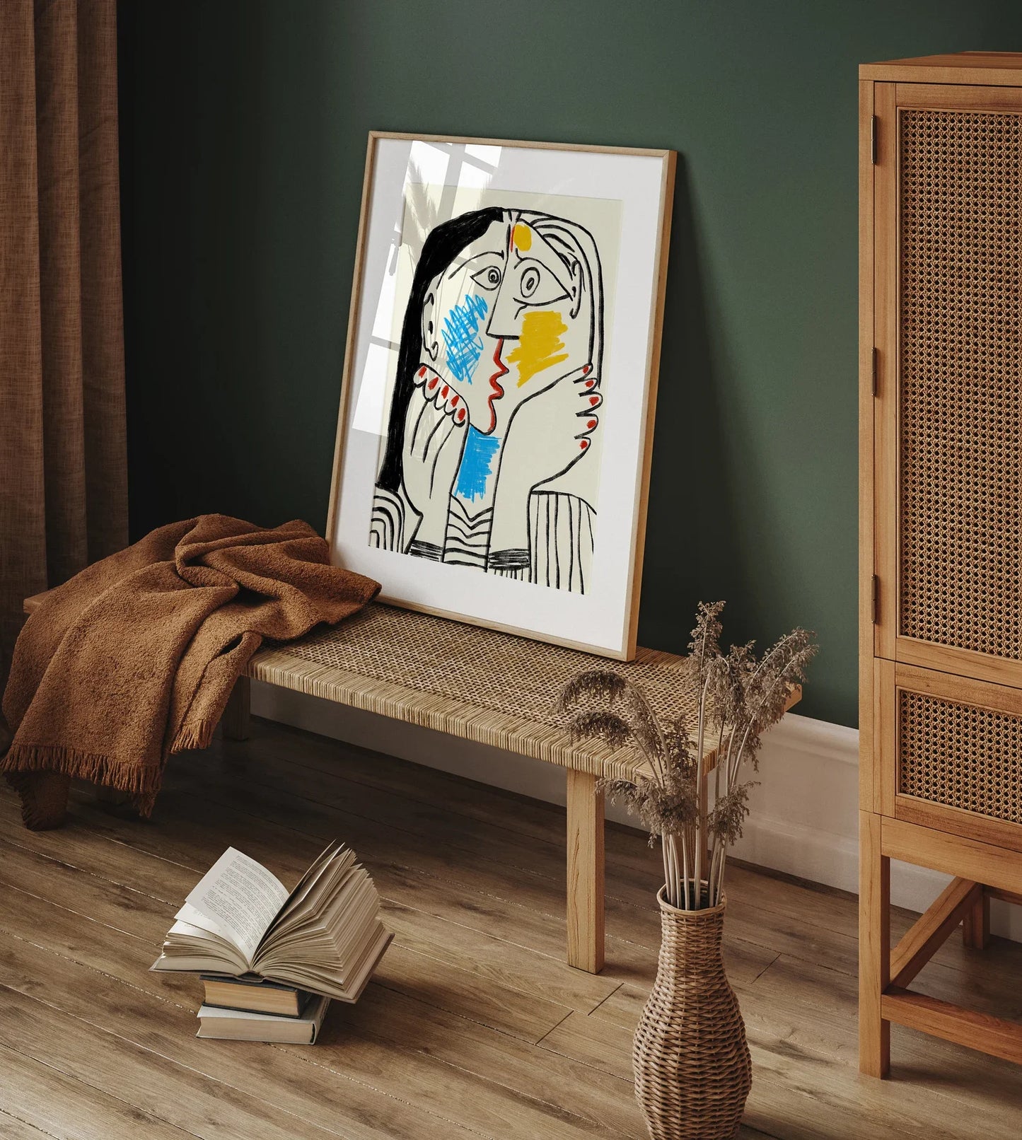 Picasso “The Kiss” Art Print Poster – Museum-Style Wall Decor | Picasso Exhibition Canvas Print