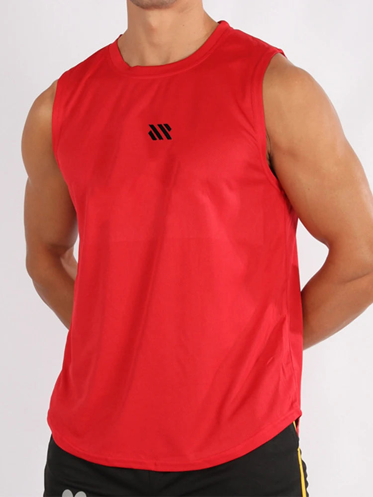 Men’s Summer Gym Vest | Quick-Dry Mesh Bodybuilding & Running Tank Top