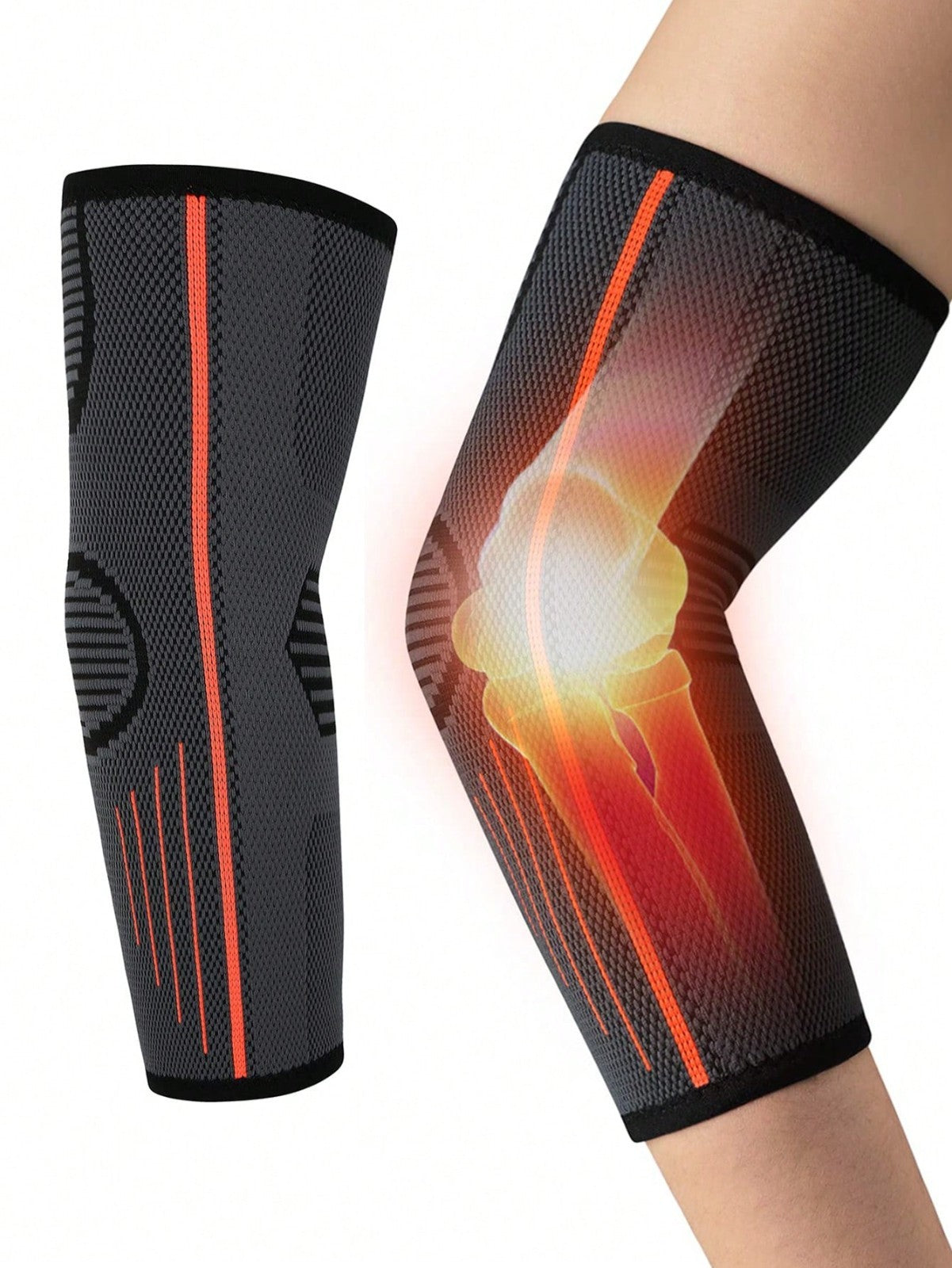 Elbow Brace Support Compression Sleeve Tennis Golfer Arthritis Pain Gym Easy Fit