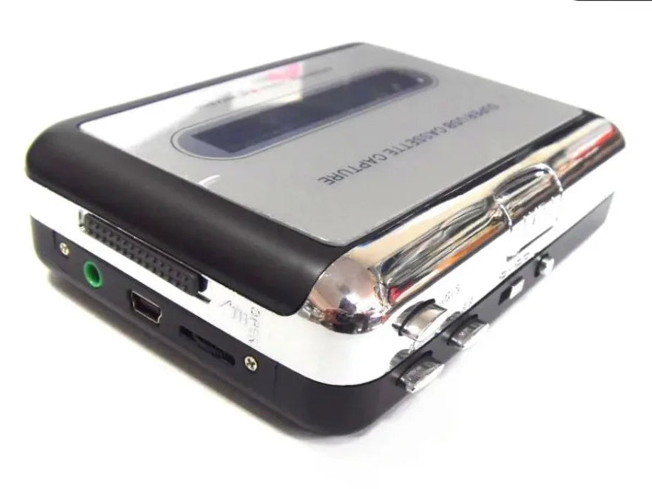 Portable Walkman Cassette Player & MP3 Converter | Tape-to-Digital USB Cassette Recorder