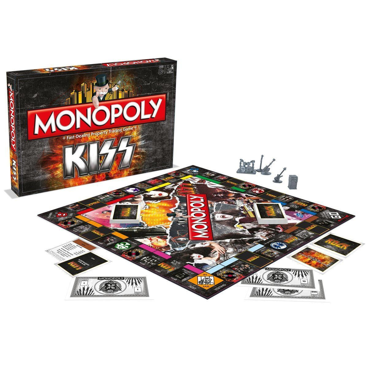 KISS Rock Band Monopoly Board Game
