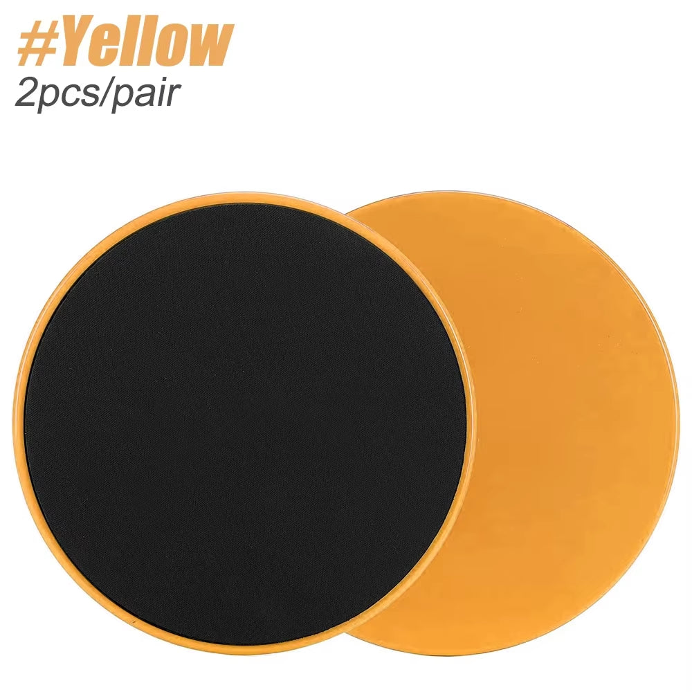 1Pair Gym Gliding Discs Slider Fitness Disc Exercise Sliding Plate for Yoga Gym Abdominal Core Training Exercise Equipment