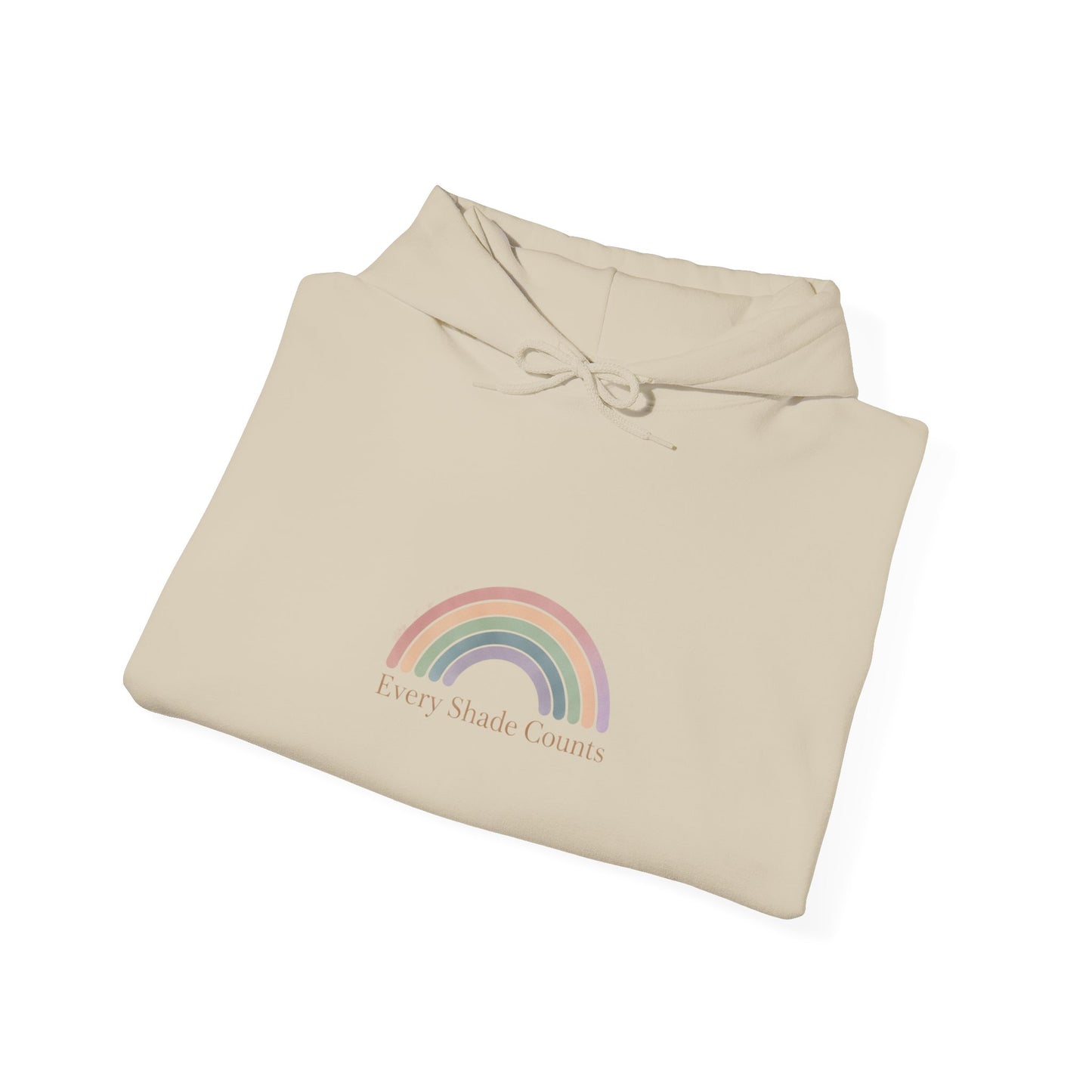 Muted Pastel Rainbow Hoodie | Gentle Rainbow WFA