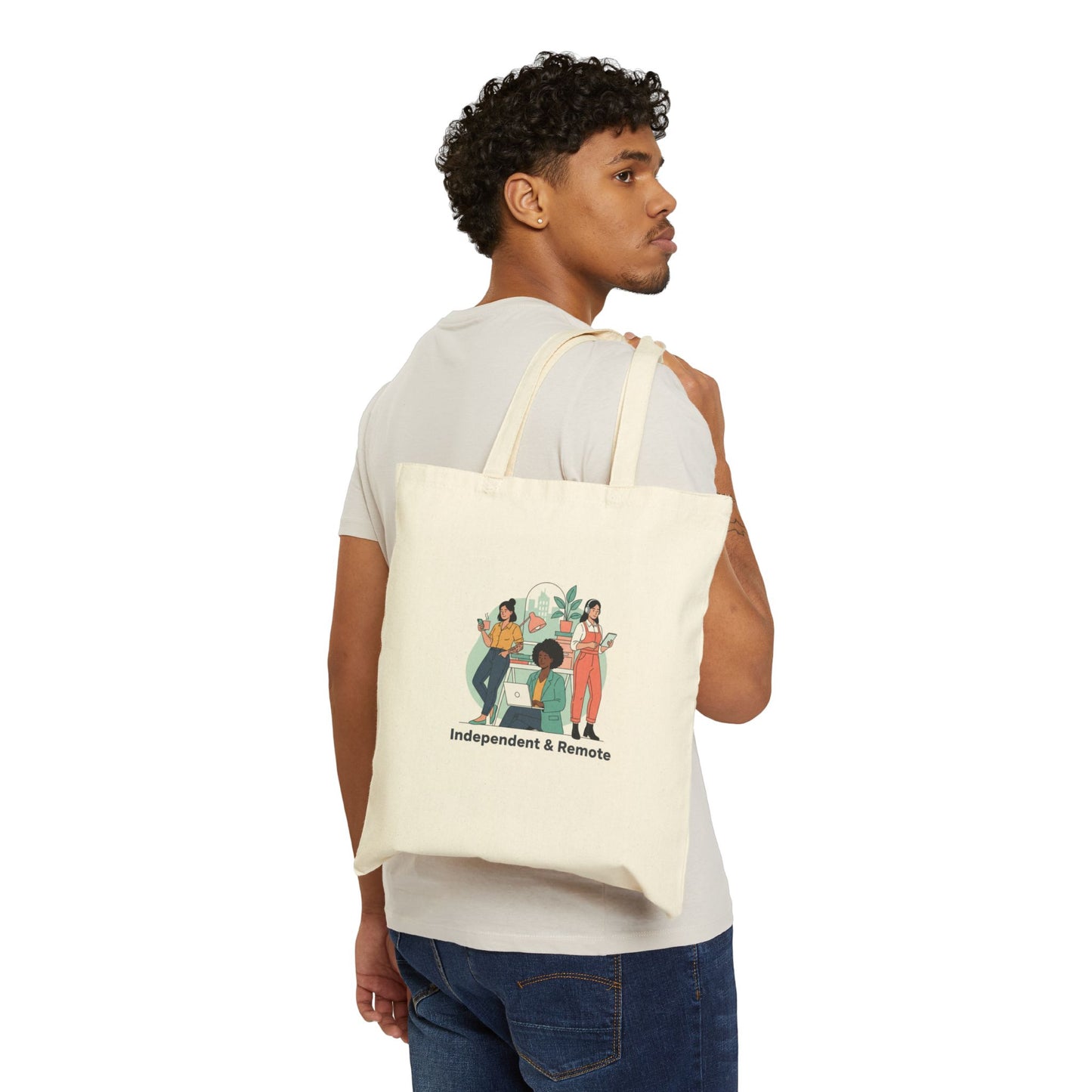Cotton Canvas Tote Bag | Reusable Eco-Friendly Everyday Carry