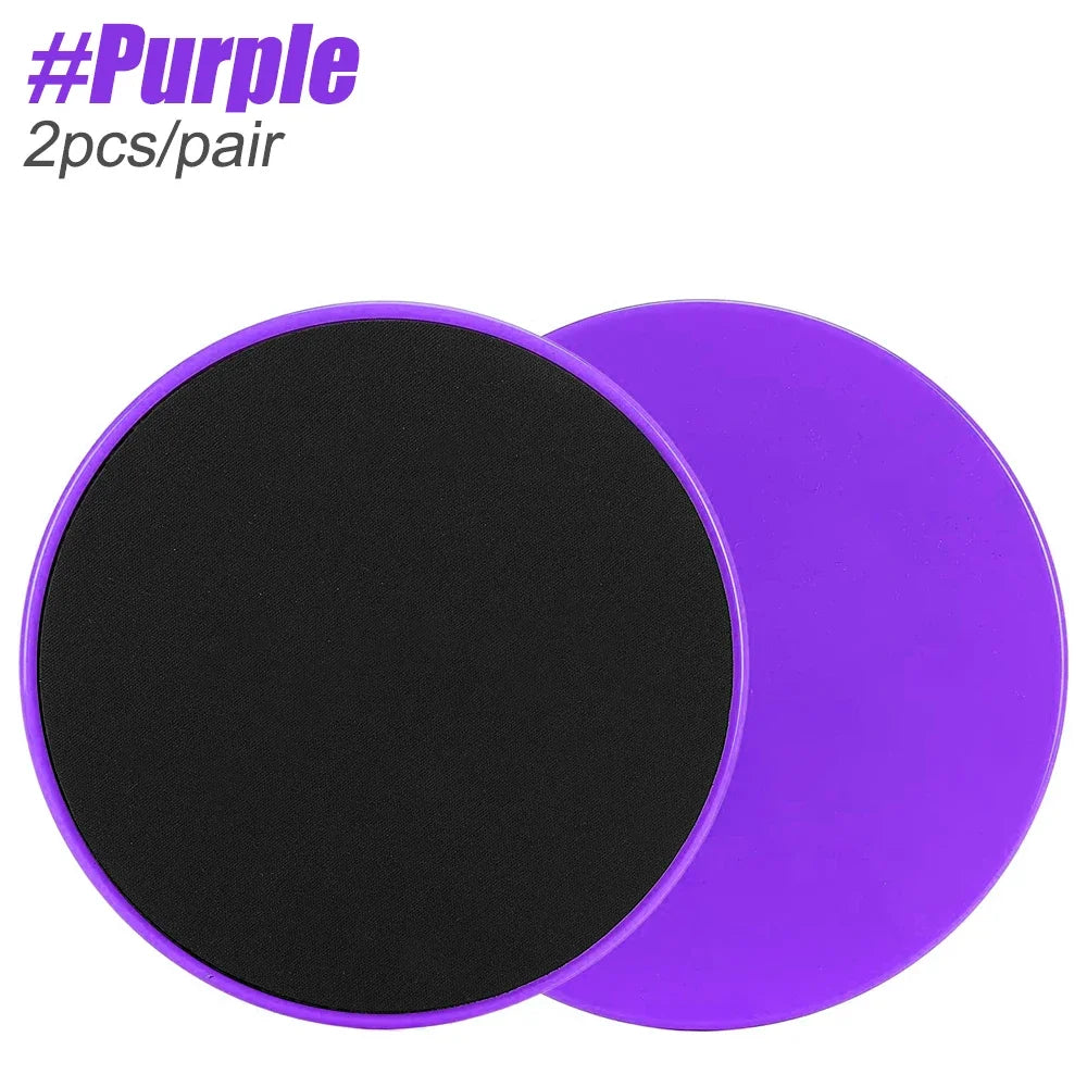 1Pair Gym Gliding Discs Slider Fitness Disc Exercise Sliding Plate for Yoga Gym Abdominal Core Training Exercise Equipment