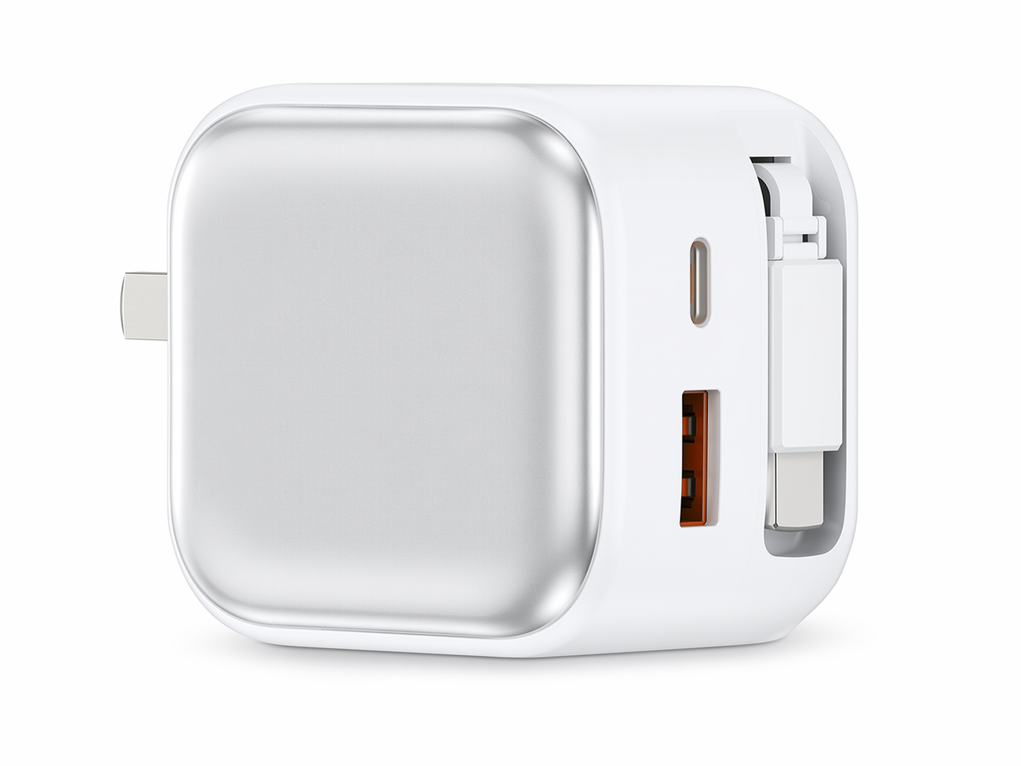 AI Temperature Control Three-port American Standard Gallium Nitride Charger