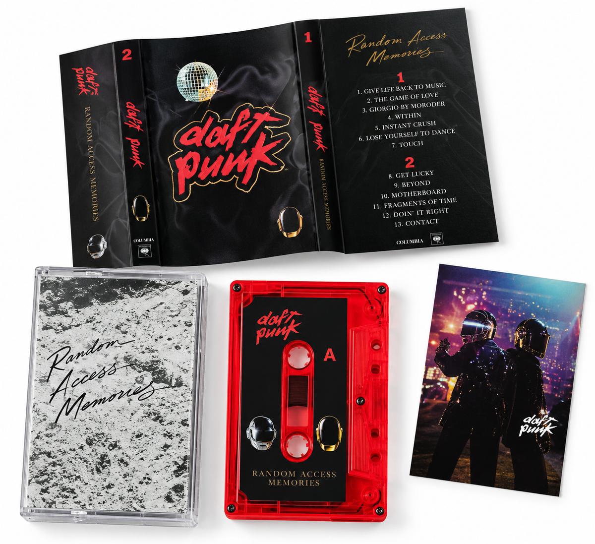 Classic Daft Punk Music Magnetic Tape Homework Album New Wave Cassette Cosplay Walkman Walkman Car Recorder Soundtracks Box Gift
