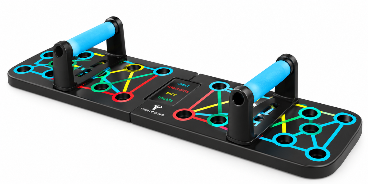 Multi-Functional Foldable Push-Up Fitness Board | Home Upper Body Training