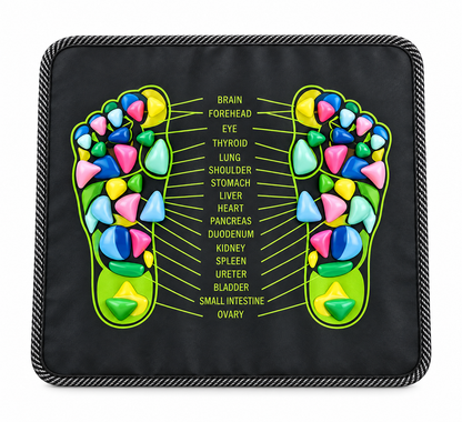 Health Path Cobblestone Foot Massage Mat | Acupressure Reflexology Exercise Mat