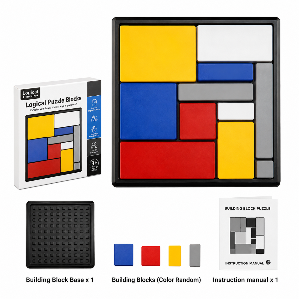Logic Puzzles Logic-thinking Training Building Blocks