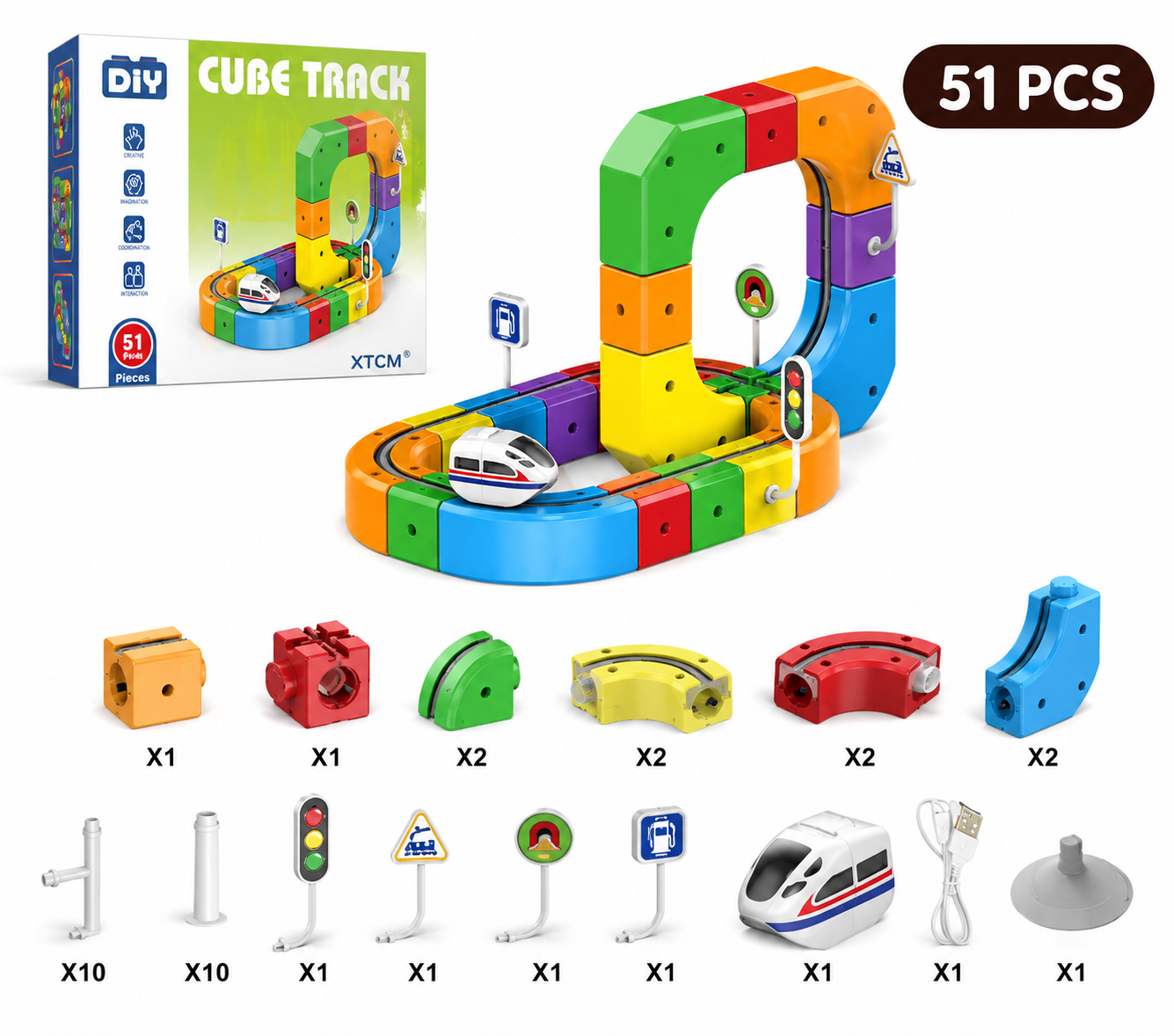 Childrens Educational Electric Building Block Toy