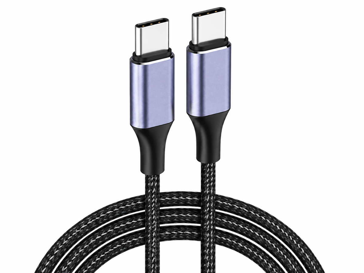 Dual-Port Fast-Charging USB-C To USB-C Cable