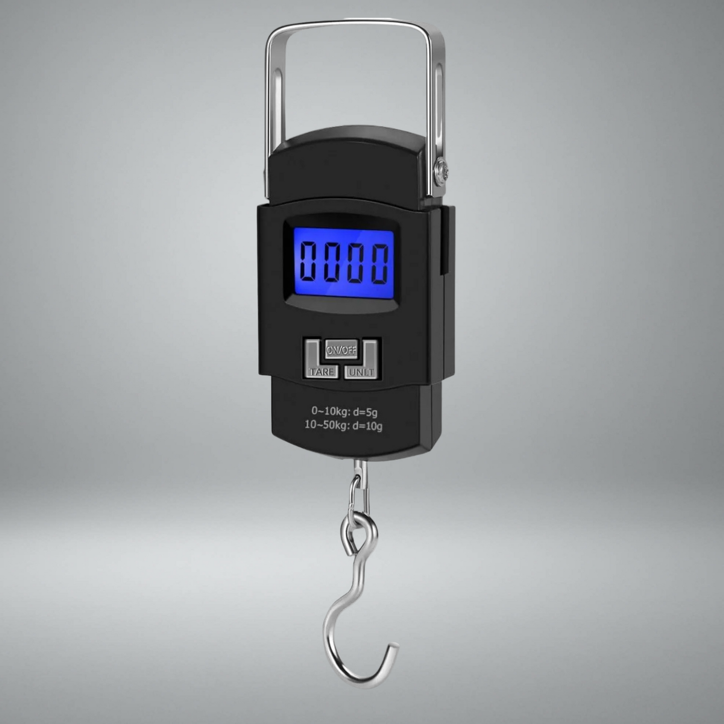 Digital Hanging Scale Portable Luggage Fish Scale With Tare and Backlit LCD