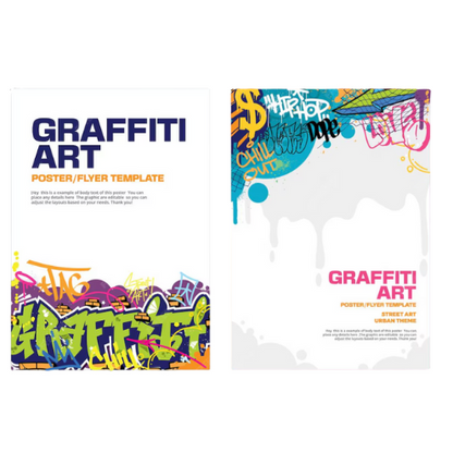 Graffiti Street Art Poster | Urban Style Wall Decor for Home & Office