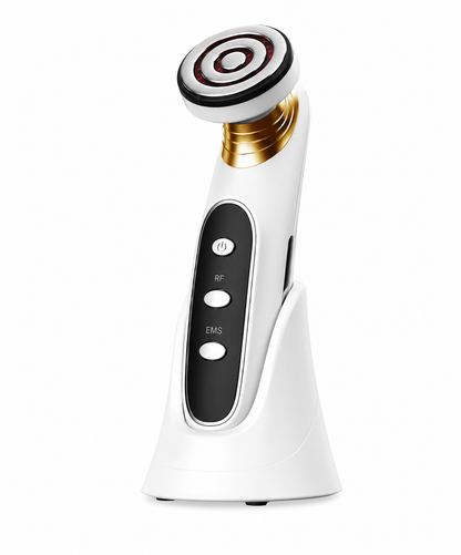 Handheld Anti-Wrinkle Three-Color Red Light Facial Lifting Massager, LED Beauty Device