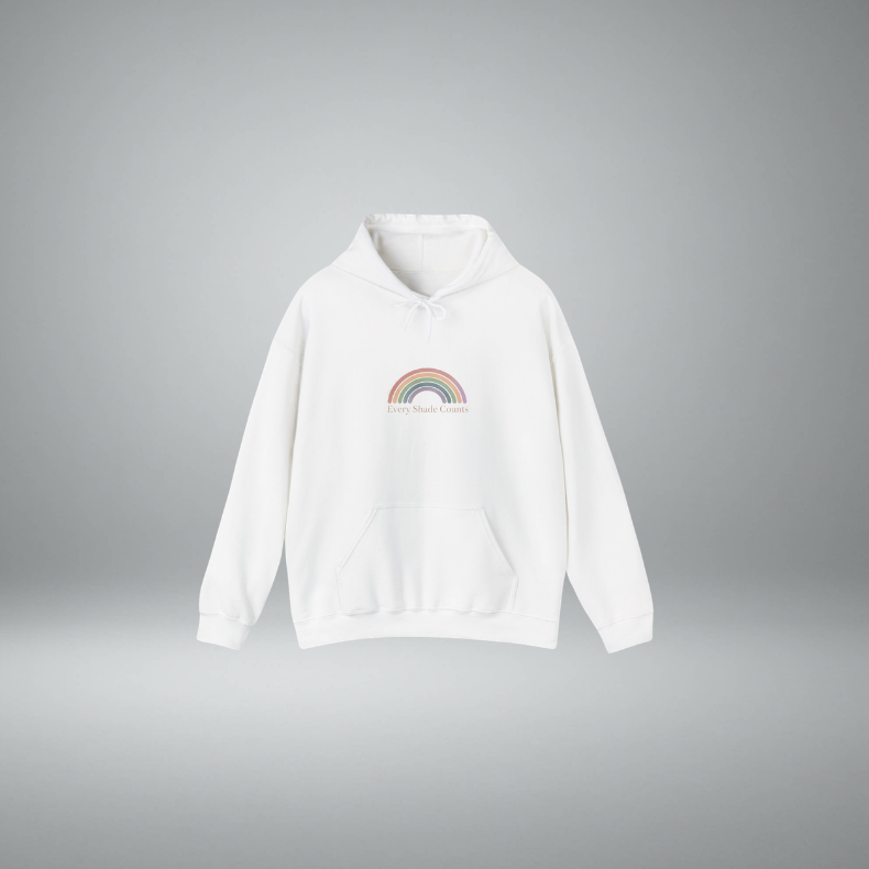 Muted Pastel Rainbow Hoodie | Gentle Rainbow WFA