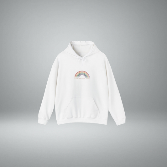 Muted Pastel Rainbow Hoodie | Gentle Rainbow WFA