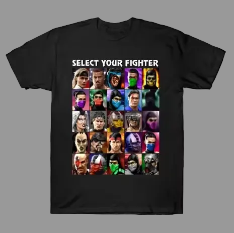 Select Your Fighter Mortal Kombat T Shirt