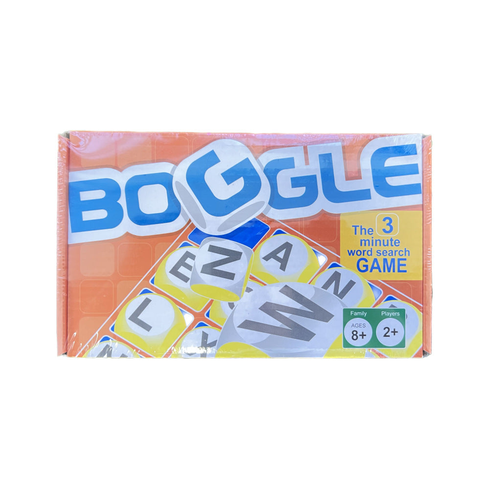 English Scrabble Boggle Game Kindergarten English Teaching Toys String Serial Dice Find Words