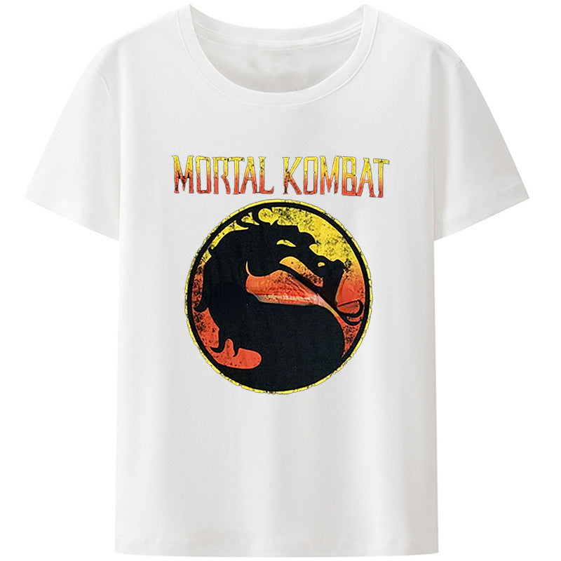 Custom Graphic Tees Tops Xs-4Xl Mortal Kombat Vintage Logo A