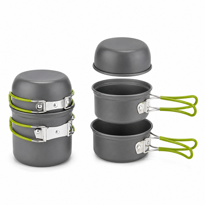 Outdoor Pot Set, Camping, Barbecue And Portable Tableware