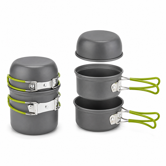 Outdoor Pot Set, Camping, Barbecue And Portable Tableware