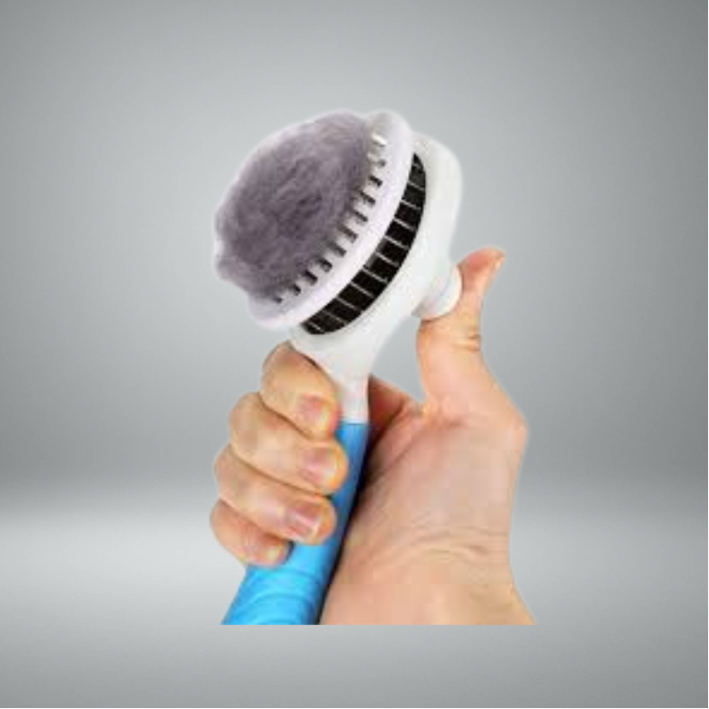 Self Cleaning Slicker Brush - Cat Brush Skin-Friendly Deshedding Grooming Massaging Tool For Long & Short Haired Pets, Cat Hair Brushes Easy Removes Undercoat For Dogs Cats Rabbits