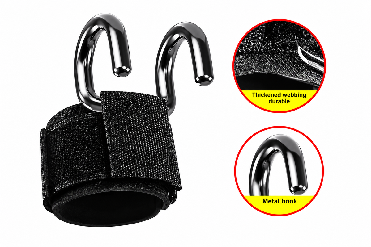 Pull-up Grip Hook Monkey Bars Wrist Guard Sports Fitness Anti-off Hand Aid