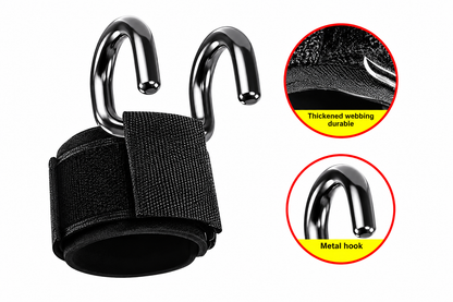 Pull-up Grip Hook Monkey Bars Wrist Guard Sports Fitness Anti-off Hand Aid