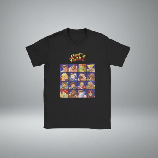 Street Fighter Men’s T-Shirt – Classic Video Game Graphic Tee