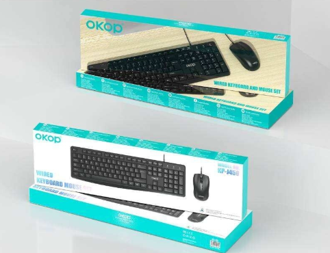 KP-J450 Wired USB Keyboard And Mouse Set For Business Office