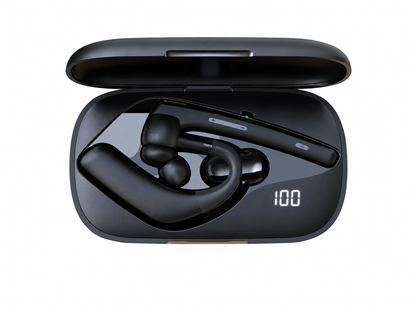 Single-ear Wireless Bluetooth Earhook Noise-canceling Headphones