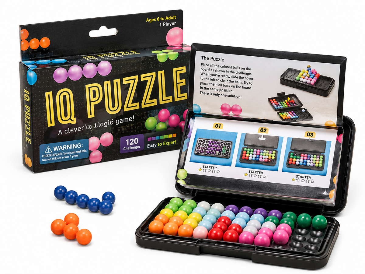 Smart Magic Bead Challenge Pyramid Puzzle For Kids Training
